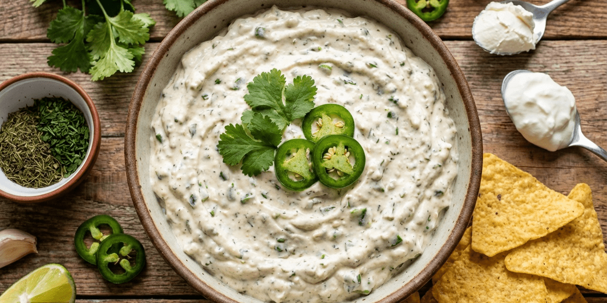 Creamy Jalapeño Ranch Dip