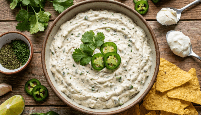 Creamy Jalapeño Ranch Dip