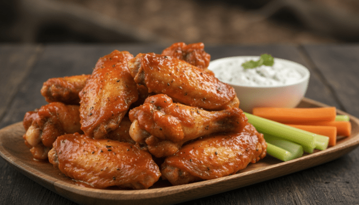 Crispy Baked Buffalo Wings