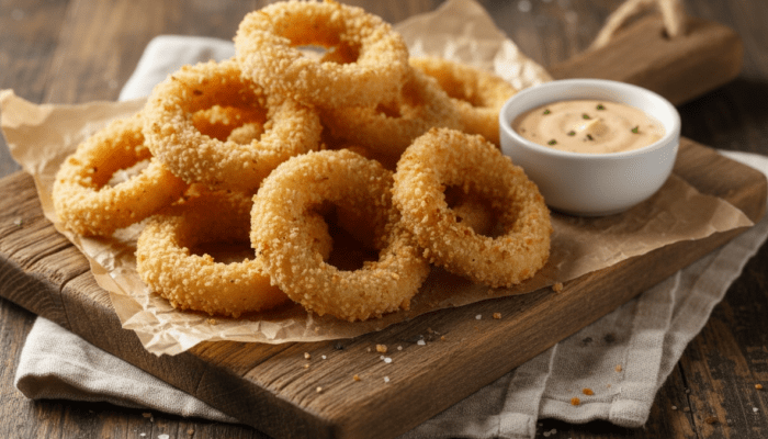Crispy Oven-Baked Onion Rings