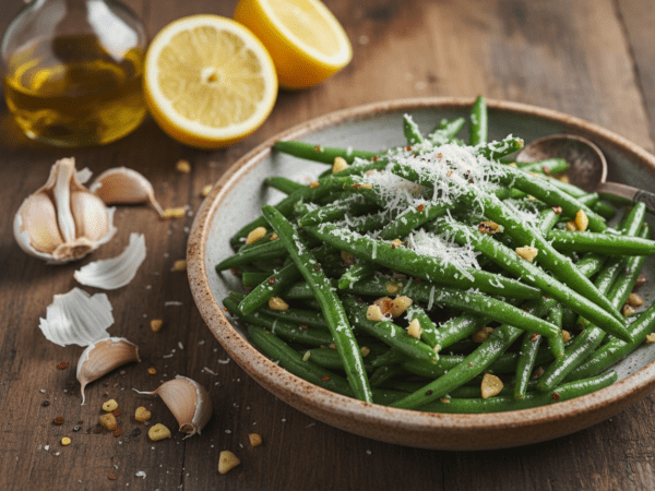 Garlic Parmesan Green Beans