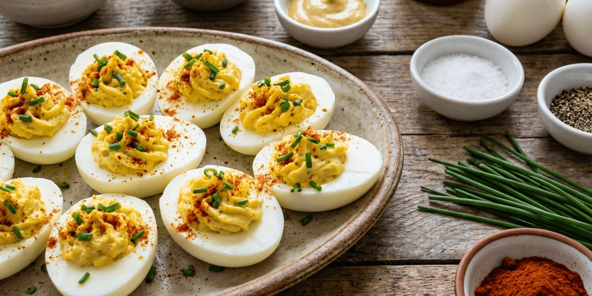 Healthier Deviled Eggs