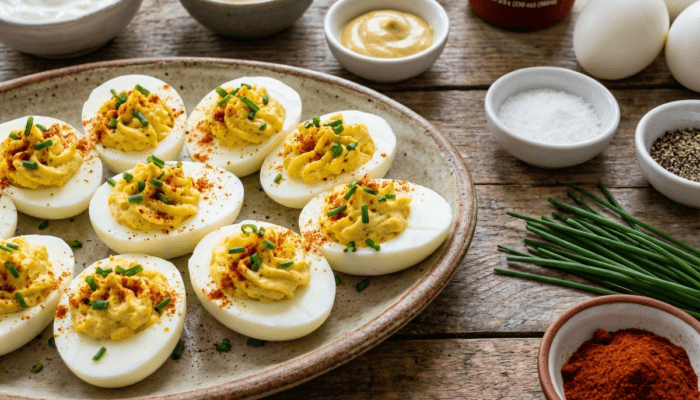 Healthier Deviled Eggs