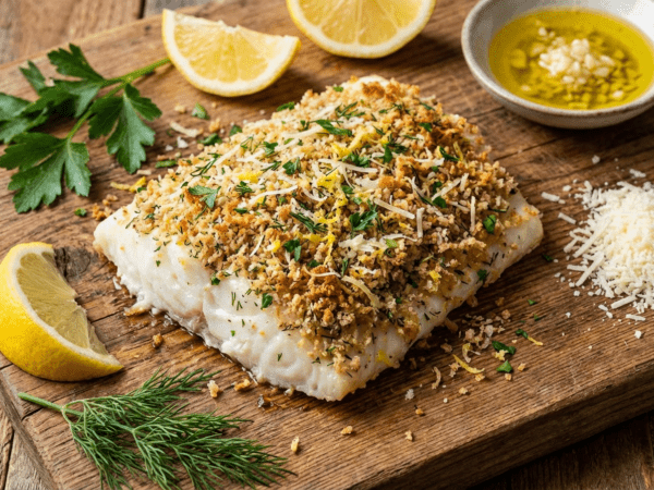 Herb-Crusted Orange Roughy