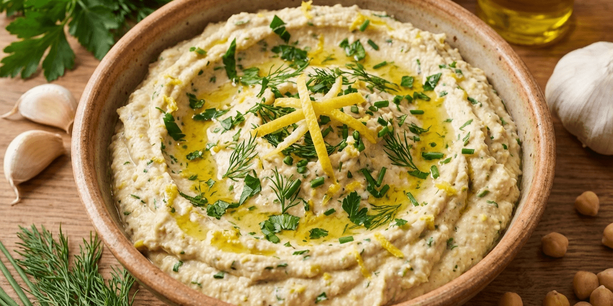 Lemon Herb Hummus