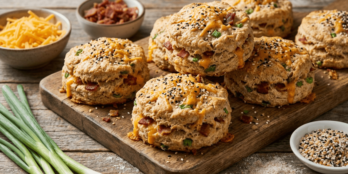 Loaded Bacon Cheddar Biscuits