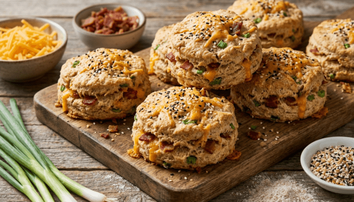 Loaded Bacon Cheddar Biscuits