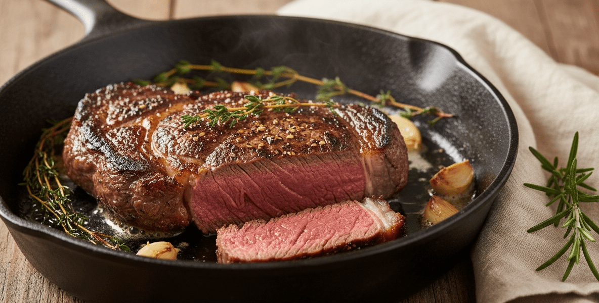 Perfect Pan-Seared Steak