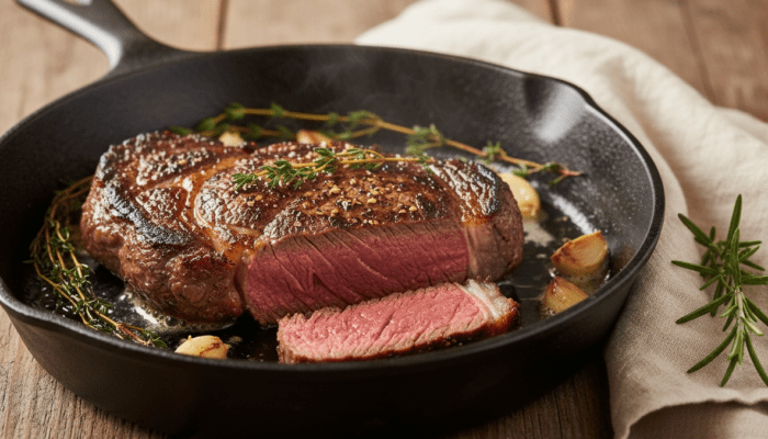 Perfect Pan-Seared Steak
