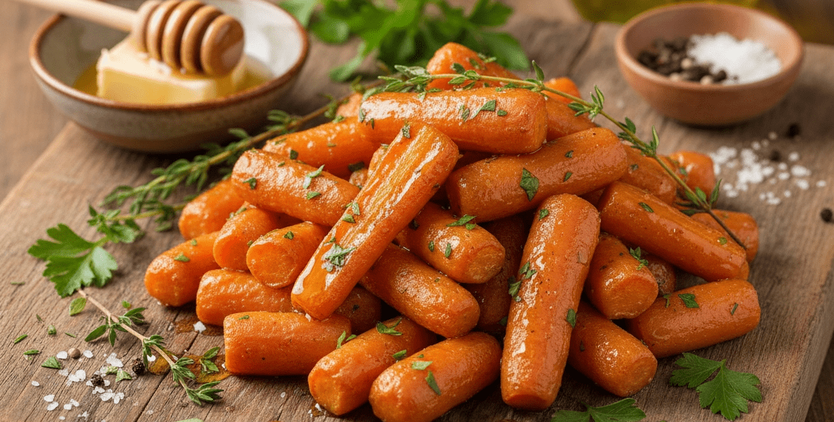 Roasted Honey Glazed Carrots