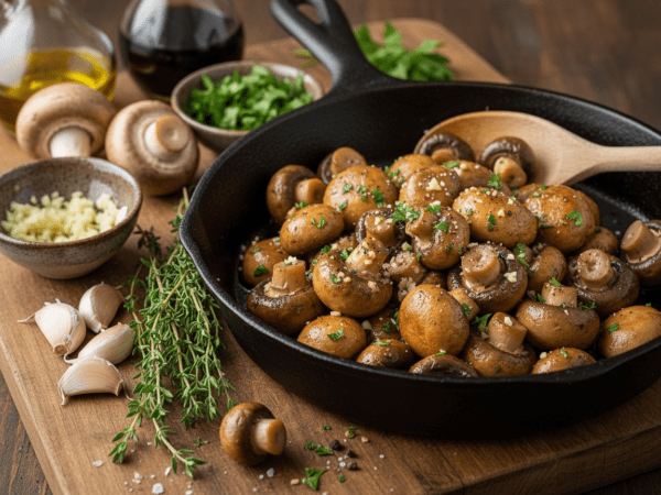 Sautéed Garlic Butter Mushrooms