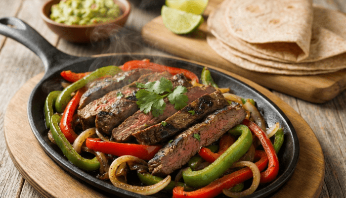 Sizzling Steak Fajitas