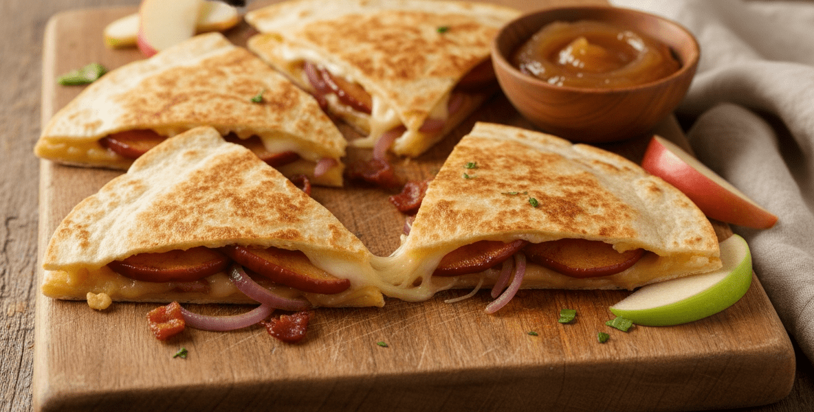 Smoked Apple Quesadillas