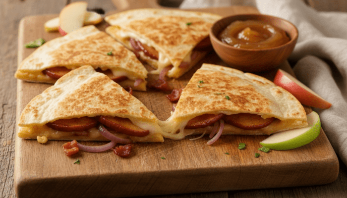 Smoked Apple Quesadillas