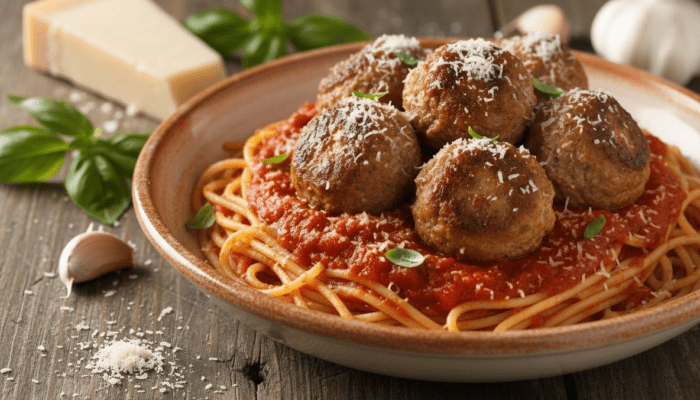 Spaghetti and Meatballs