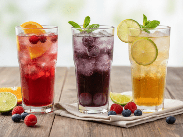 Sparkling Fruit Spritzers