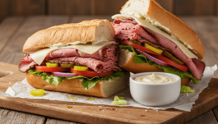 The Ultimate Roast Beef Sub